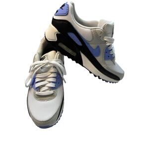 Nike Air Max 90 ‘White Photon Dust Royal’ Wmn’s Size 5.5/ EU 36 DH8010-106